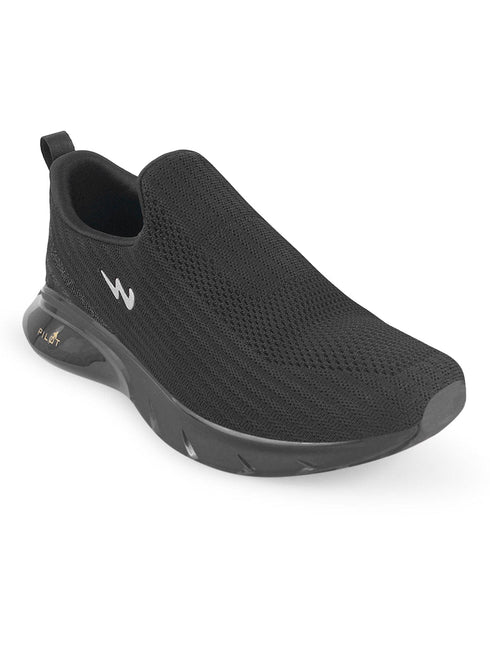 DEXTOR Black Men's Walking Shoes